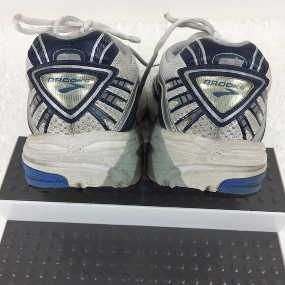 Brooks Adrenaline Mens 10M  Euro 40 Running Athletic Shoe Sneaker Gray & Blue - Picture 7 of 8